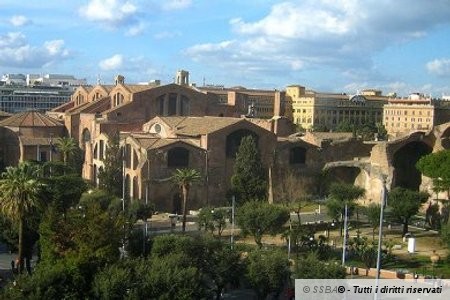 Panorama del Museo Nazionale Romano - Terme di Diocleziano